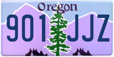 OR license plate 901JJZ