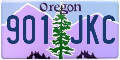 OR license plate 901JKC