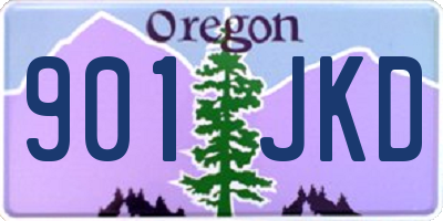 OR license plate 901JKD