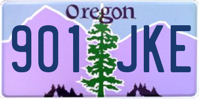 OR license plate 901JKE