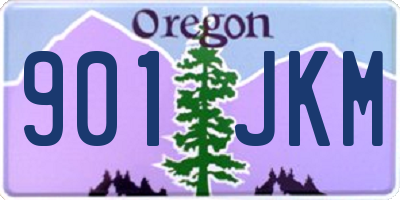 OR license plate 901JKM