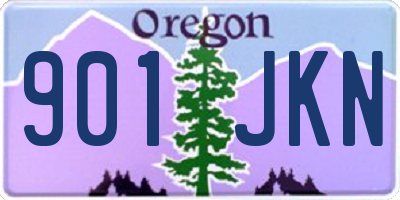 OR license plate 901JKN