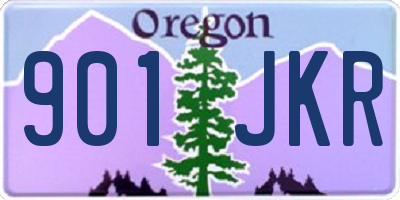 OR license plate 901JKR