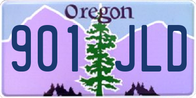 OR license plate 901JLD