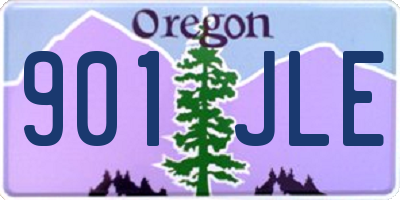 OR license plate 901JLE