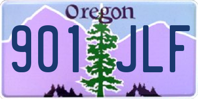 OR license plate 901JLF