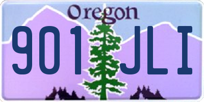 OR license plate 901JLI