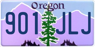 OR license plate 901JLJ