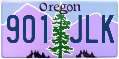 OR license plate 901JLK