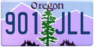 OR license plate 901JLL