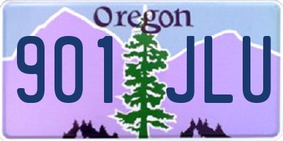 OR license plate 901JLU