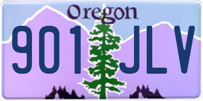 OR license plate 901JLV