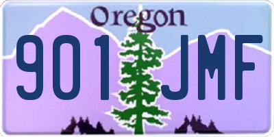 OR license plate 901JMF