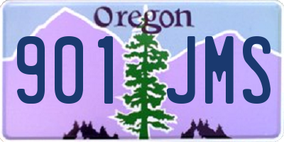 OR license plate 901JMS