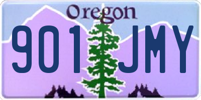 OR license plate 901JMY