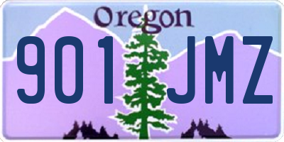 OR license plate 901JMZ