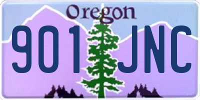 OR license plate 901JNC