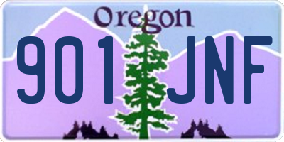 OR license plate 901JNF