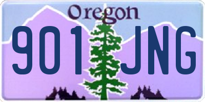 OR license plate 901JNG