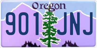 OR license plate 901JNJ