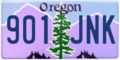 OR license plate 901JNK