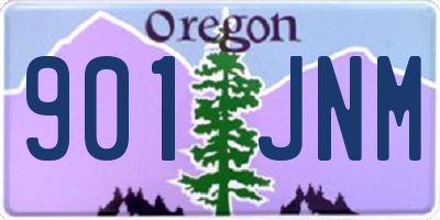 OR license plate 901JNM