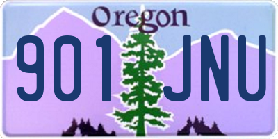 OR license plate 901JNU