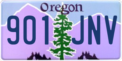 OR license plate 901JNV