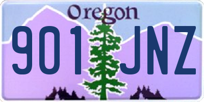 OR license plate 901JNZ
