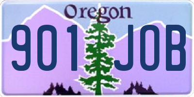 OR license plate 901JOB