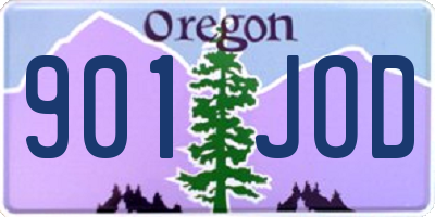 OR license plate 901JOD