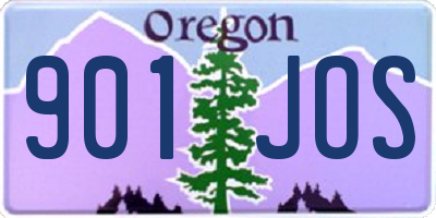 OR license plate 901JOS