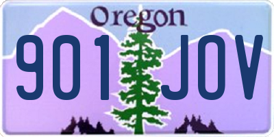 OR license plate 901JOV