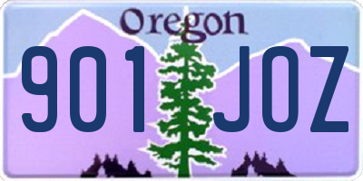 OR license plate 901JOZ