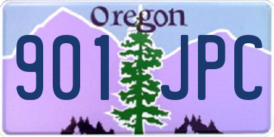 OR license plate 901JPC