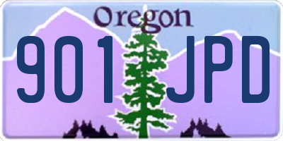 OR license plate 901JPD