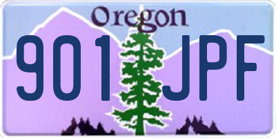 OR license plate 901JPF