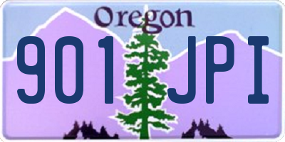 OR license plate 901JPI