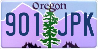 OR license plate 901JPK