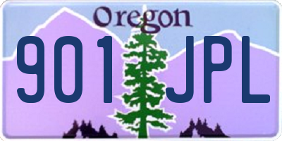 OR license plate 901JPL