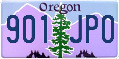 OR license plate 901JPO