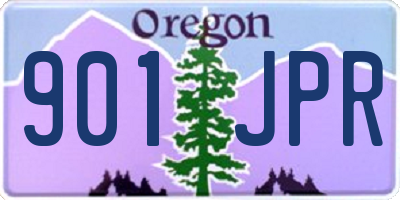 OR license plate 901JPR