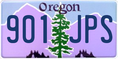 OR license plate 901JPS