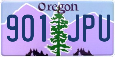 OR license plate 901JPU