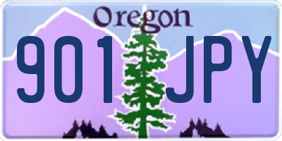 OR license plate 901JPY