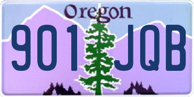 OR license plate 901JQB