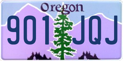 OR license plate 901JQJ