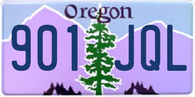 OR license plate 901JQL