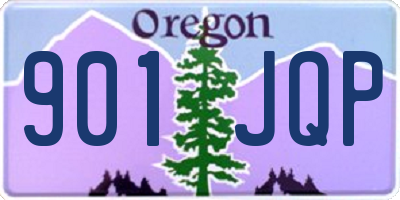 OR license plate 901JQP