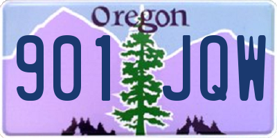 OR license plate 901JQW